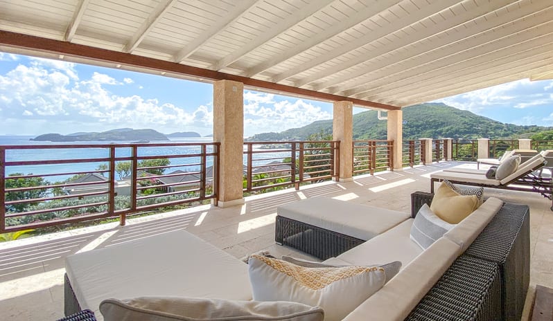 Grenadine Hill - Coral Hill - Balcony full view